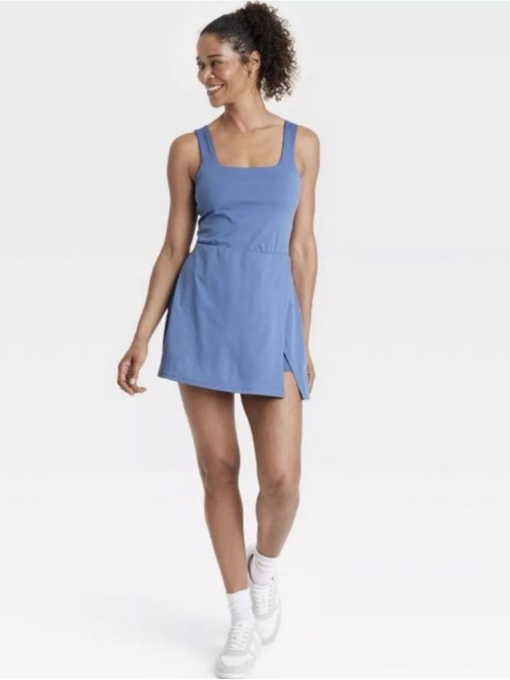 All In Motion Women’s Drape Active Dress Blue Size S